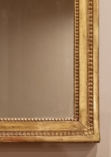 Antiquités - Miroir néoclassique d’époque Louis XVI vers 1780