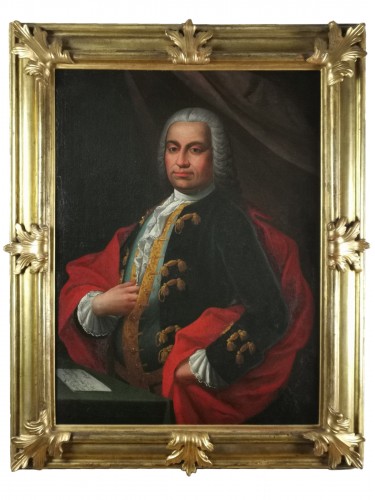 Portrait de gentilhomme du XVIIIe Siècle.
