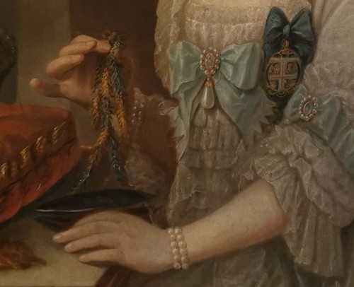 Portrait présumé de Son Altesse Sérénissime Marie Victoire d'Arenberg, (1714-1793). - Sérignan Antiquités