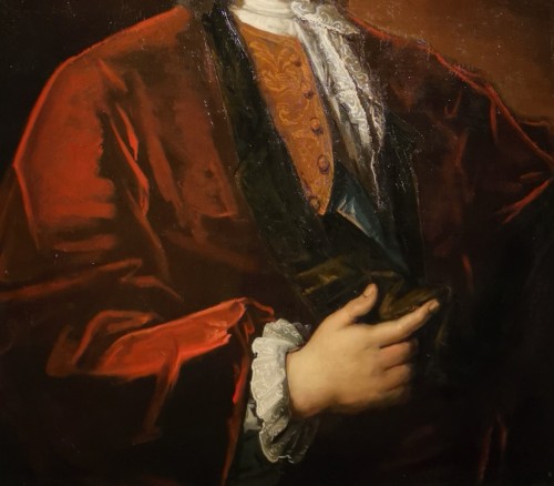 Portrait de Petrus Dupin, magistrat consulaire par de Angeli en 1739 - Sérignan Antiquités