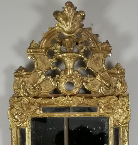 Miroir d'époque Régence vers 1714 - Miroirs, Trumeaux Style Régence