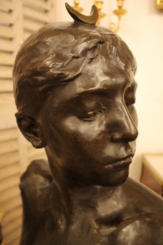 Antiquités - Alexandre Falguière (1831-1900) - Buste de Diane Chasseresse