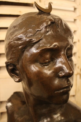 Antiquités - Buste de Diane Chasseresse - Alexandre FALGUIERE (1831-1900)