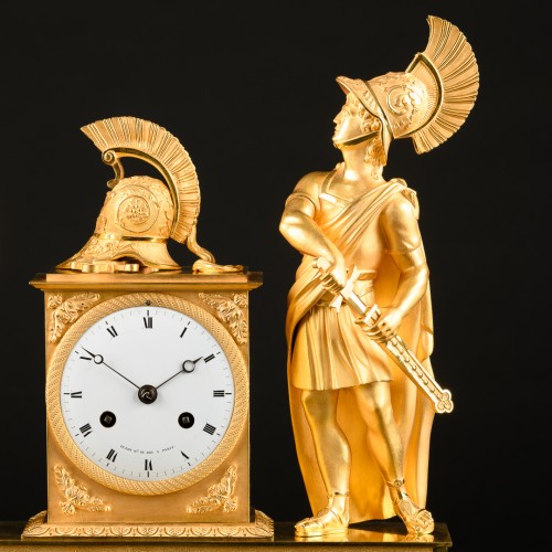 Horlogerie Pendule - Achille et Agamemnon, pendule mythologique Empire