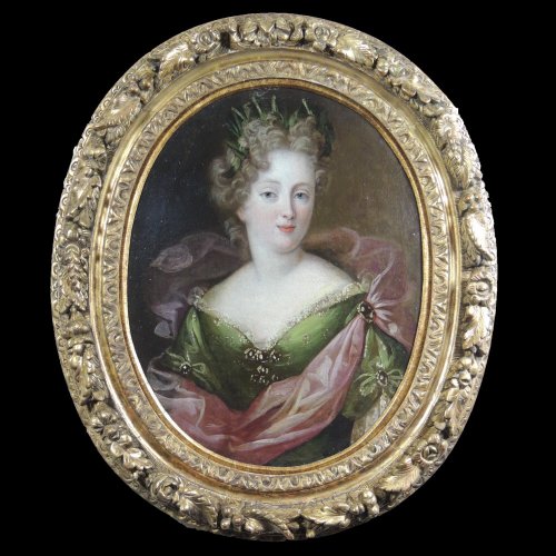 Portrait de dame de cour - entourage François De Troy