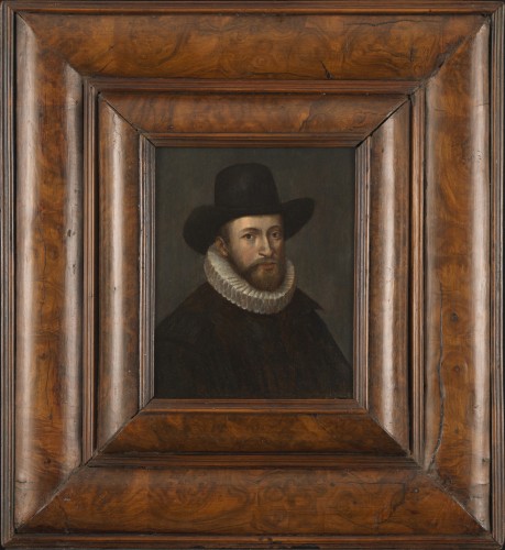 Portrait d’homme au chapeau – Ecole hollandaise vers 1590, attribué à Cornelis Ketel