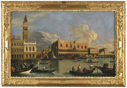 Veduta du Molo de Venise – Ecole de Canaletto fin du XVIIIe siècle