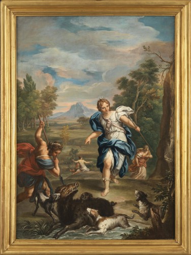 Diane chasseresse - Attribué à Giovanni Odazzi (Rome, vers 1720)