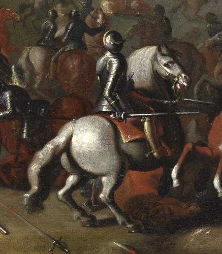 La bataille de Lekkerbeetje – Attribué à Sebastiaen Vrancx (1573 – 1647) - 