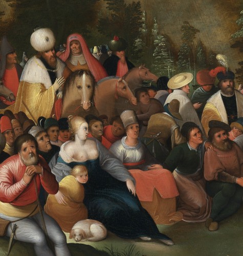 La prédication de Saint Jean-Baptiste – Atelier de Frans II Francken (1581 – 1641) - Galerie Thierry Matranga