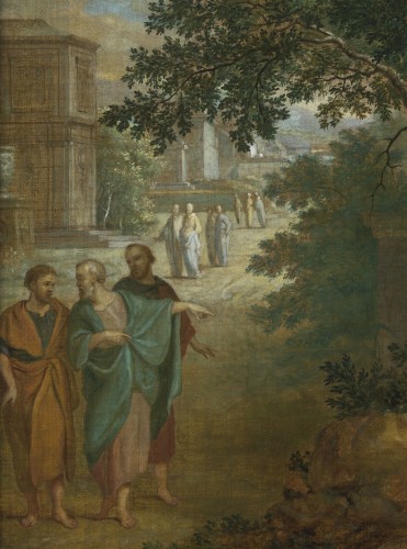 Le Christ et la Samaritaine – Frans van Dorne (1776 – 1848) signé et daté 1798 - Galerie Thierry Matranga