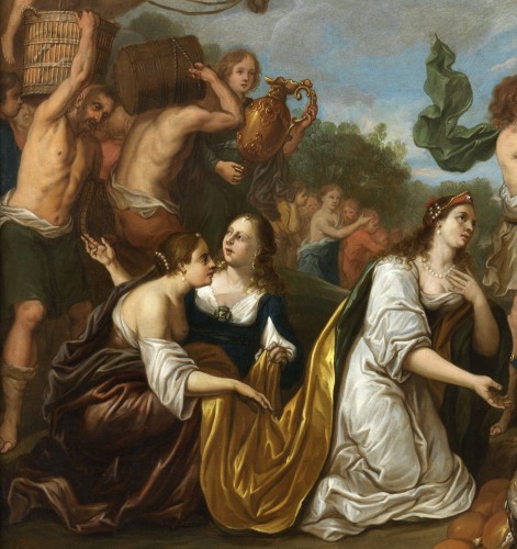 La Rencontre de David et Abigail – Attribué à Simon de Vos (1603 - 1676) - Galerie Thierry Matranga
