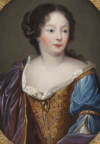 Jeune princesse vers 1670 – Atelier de Pierre Mignard (1612 – 1695) - Tableaux et dessins Style Louis XIV