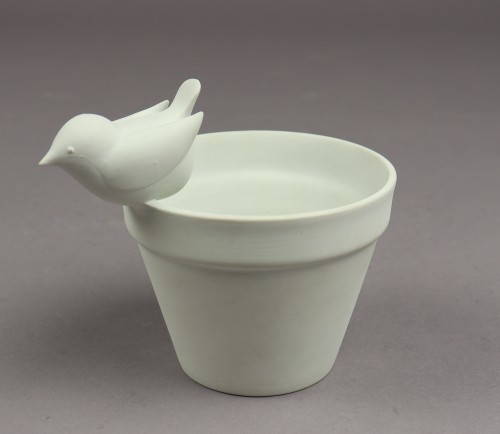 XXe siècle - Pot oiseau dit aussi Pot Bagatelle par François-Xavier Lalanne, 1998.