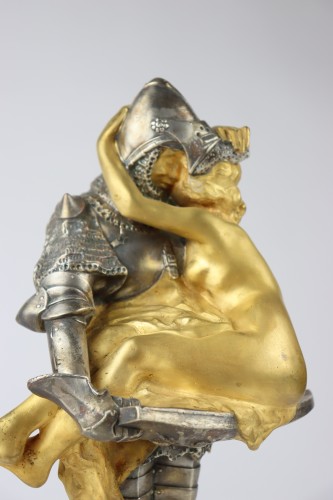 Celuy quy fut pris, bronze - François André Clémencin (1878-1950). - Art Revival