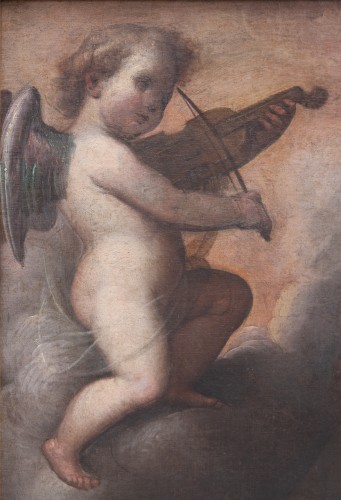 XVIIe siècle - Guglielmo Caccia Moncalvo (1568 -1625) - Saint François d’Assise réconforté par un ange