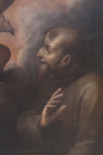 Guglielmo Caccia Moncalvo (1568 -1625) - Saint François d’Assise réconforté par un ange - 