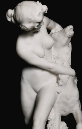 Nymphe de Diane - Jules-Louis Rispal (1871 - 1909) - Sculpture Style 