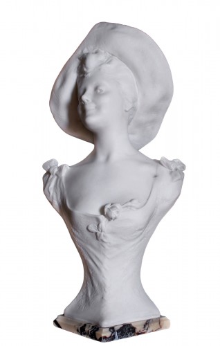 Jeune Femme au chapeau - Henri Godet (1863 - 1937)