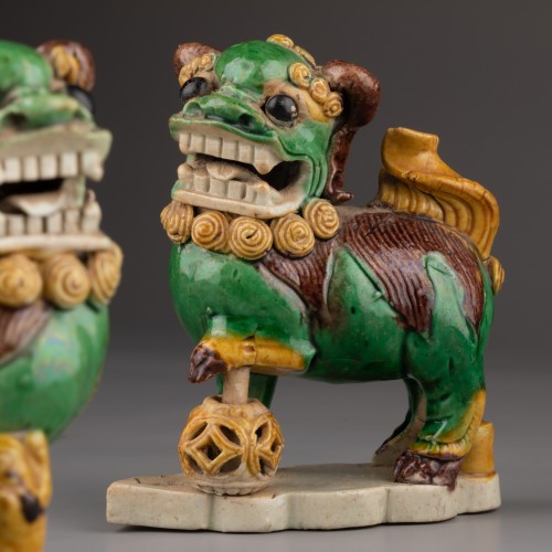  - Paire de chiens de Fö, Chine époque Kangxi, Collection Rothschild 