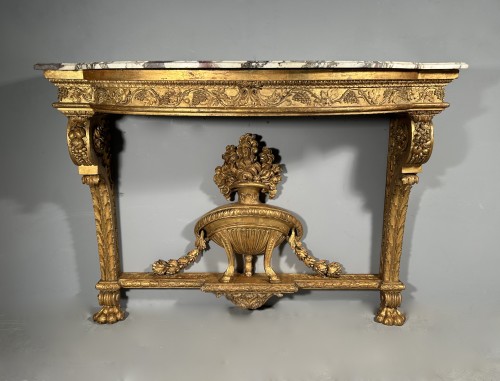 Console d’applique en bois de chêne doré, Paris vers 1785 - Franck Baptiste Paris