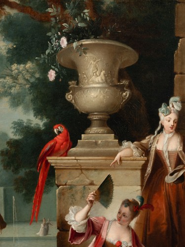 XVIIIe siècle - La troupe de la Commedia dell’ arte vers 1710