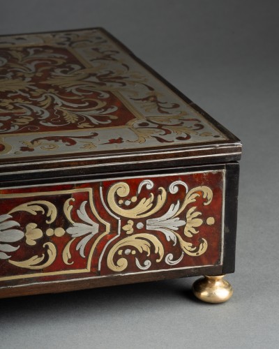 Mobilier Cabinet & Coffre - Coffret en marqueterie Boulle, Paris époque Louis XIV