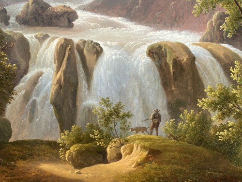 La cascade des Marmores, Martin Verstappen vers 1810 - Franck Baptiste Paris