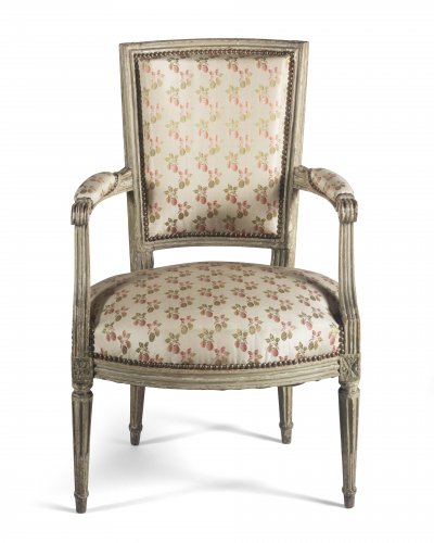 Sièges Fauteuil & Bergère - Paire de fauteuils en cabriolet d'époque Louis XVI