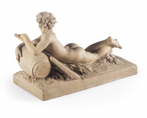 Sculpture Sculpture en Terre cuite - Allégorie d'un fleuve - Attribuée à Pierre-Joseph Michel (1737-1812)