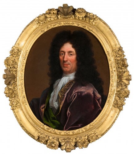 Portrait d'homme - École française d'époque Louis XIV, entourage de Hyacinthe RIGAUD