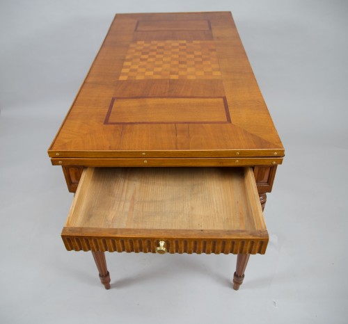 Antiquités - Table à jeux, Alsace vers 1780