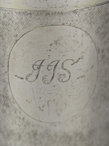 XVIIIe siècle - Gobelet en argent et vermeil, Danemark Copenhague 1701