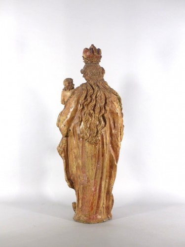 Vierge à l'Enfant, Sarthe XVIIIe siècle - Antiquités Bastian