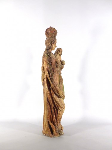 XVIIe siècle - Vierge à l'Enfant, Sarthe XVIIIe siècle