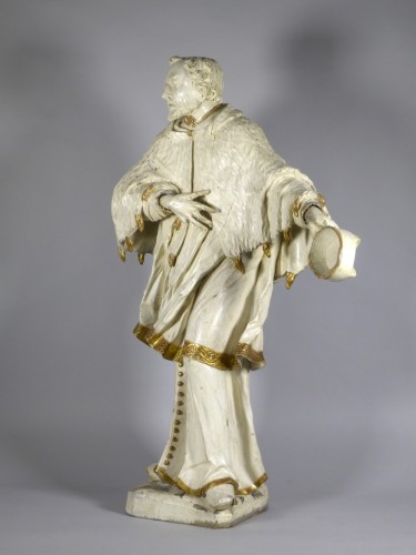 Saint Jean Népomucène, Allemange du Sud vers 1750 - Sculpture Style 