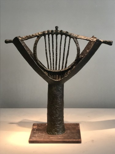 La Lyre - François Dimech (né en 1949) - Sculpture Style Années 50-60