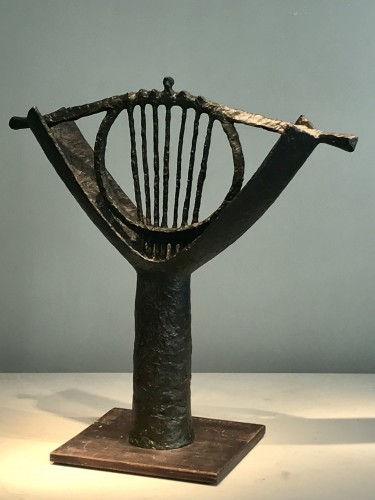 Sculpture Sculpture en Bronze - La Lyre - François Dimech (né en 1949)