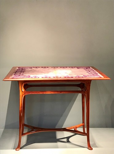 Table à jeu à plateau portefeuille - Abel Landry (1871-1923) - Art nouveau