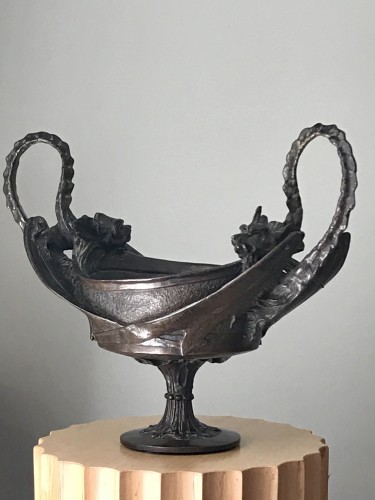 Coupe en bronze - Rinaldo Carnielo - Sculpture Style Napoléon III