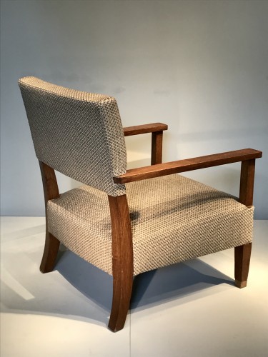Paire de fauteuils en chêne 1930 - André Devêche - Bellechasse 29 galerie
