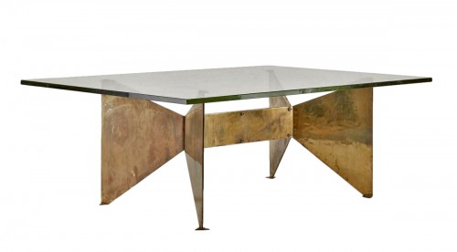 Table sculpture par Georges Addor vers 1953/54
