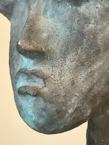Antiquités - Lampe masque en bronze de Garouste et Bonetti