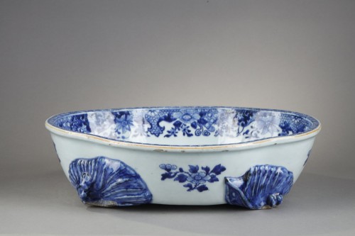 Coupe en porcelaine bleu blanc - Qianlong 1736/1795 - Bertrand de Lavergne