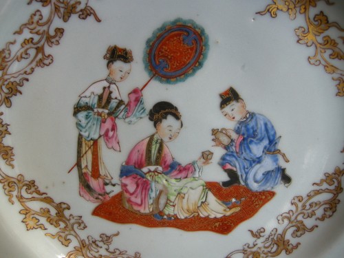 Assiette en porcelaine - Epoque Yongzheng 1723/1735 - Arts d