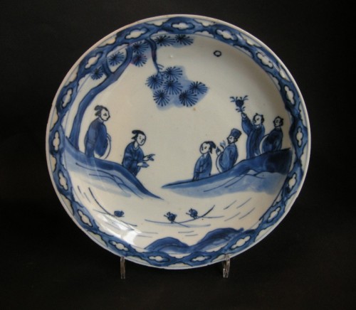 Coupe en porcelaine Bleu Blanc - Chine Tianqi 1621/1627 - Fin Ming - Arts d