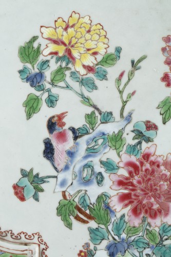 Plateau de presentation en porcelaine Famille rose -Yongzheng 1723/1735 - Arts d