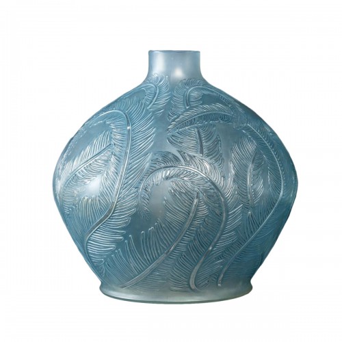 1920 René Lalique - Vase Plumes