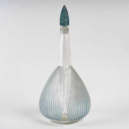 1920 René Lalique - Carafe Coquilles - Verrerie, Cristallerie Style Art Déco