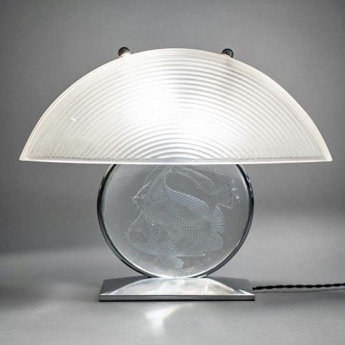 Luminaires Lampe - 1931 René Lalique - Lampe Poissons